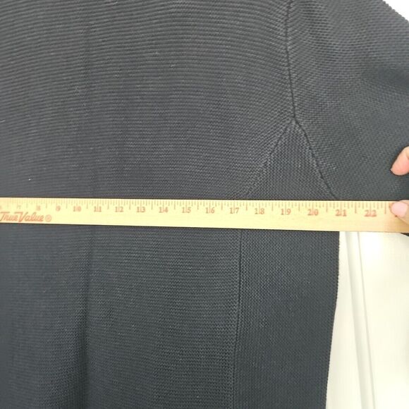 Calvin Klein 1/4 Zip Mens Navy Faux Suede Accents Pullover Cotton Blend XL Prep - Picture 7 of 10